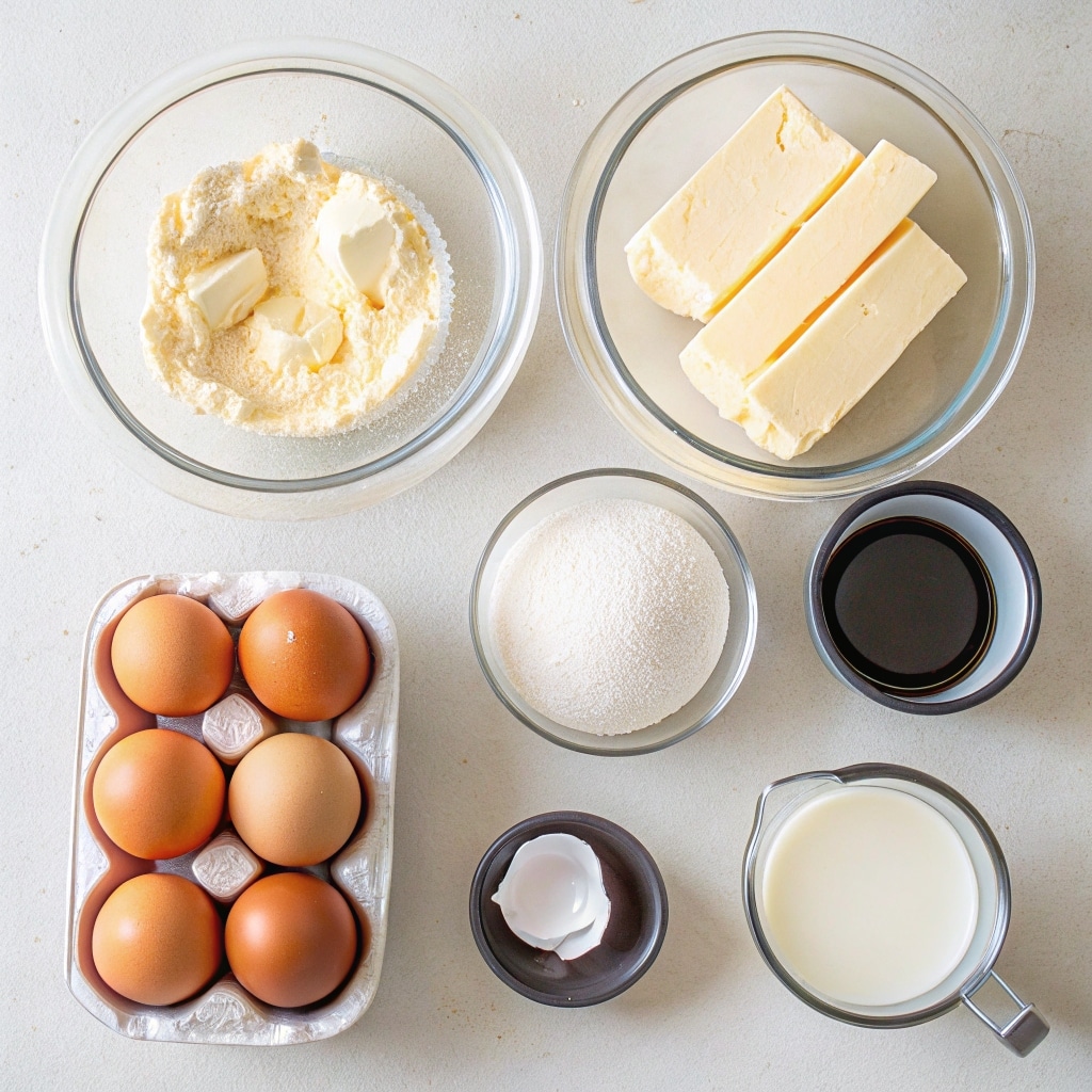Tarta de profiteroles con crema