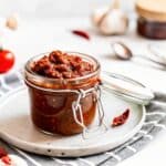 Hello Fresh Tex Mex Paste Copycat Recipe in glass jar
