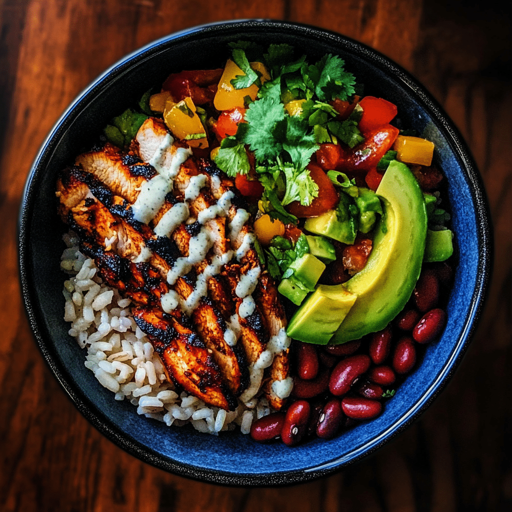 tex Mex rice bowl with Hello Fresh paste copycat