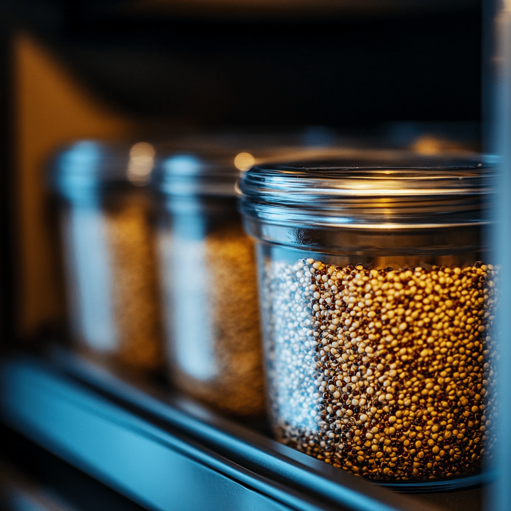 store cooked quinoa for meal prep