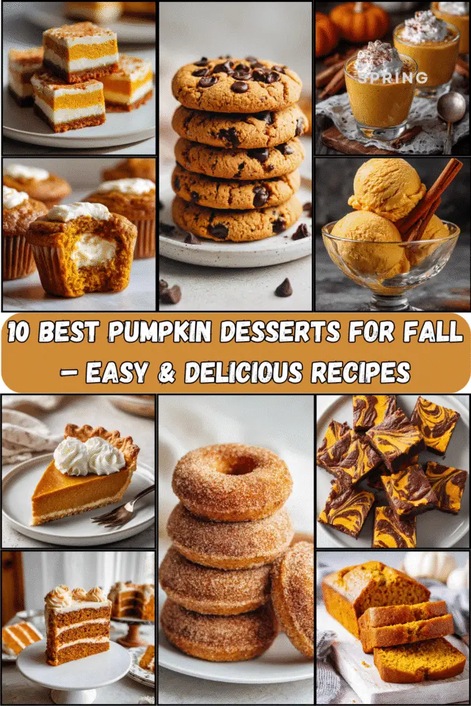 Pumpkin Desserts