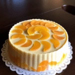 Gelatina de Durazno con Queso Crema