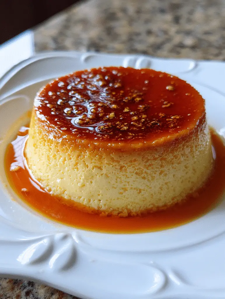 u2334995929 Creamy flan with golden caramel top smooth textur 35d5e93b 2399 4c98 b5b3 7a22b42dd159 2