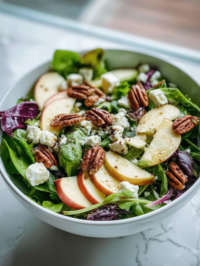Harvest Salad with Apples & Pecans