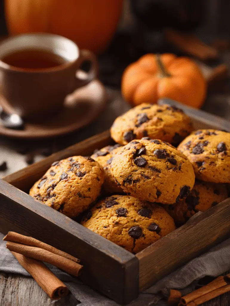 Pumpkin Chocolate Chip Cookies