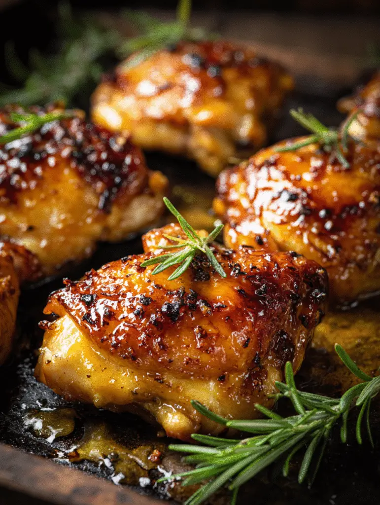 u2334995929 Golden baked chicken thighs glazed with honey mus 7bad9c30 2438 4630 97b6 12fb7fbce2da 1