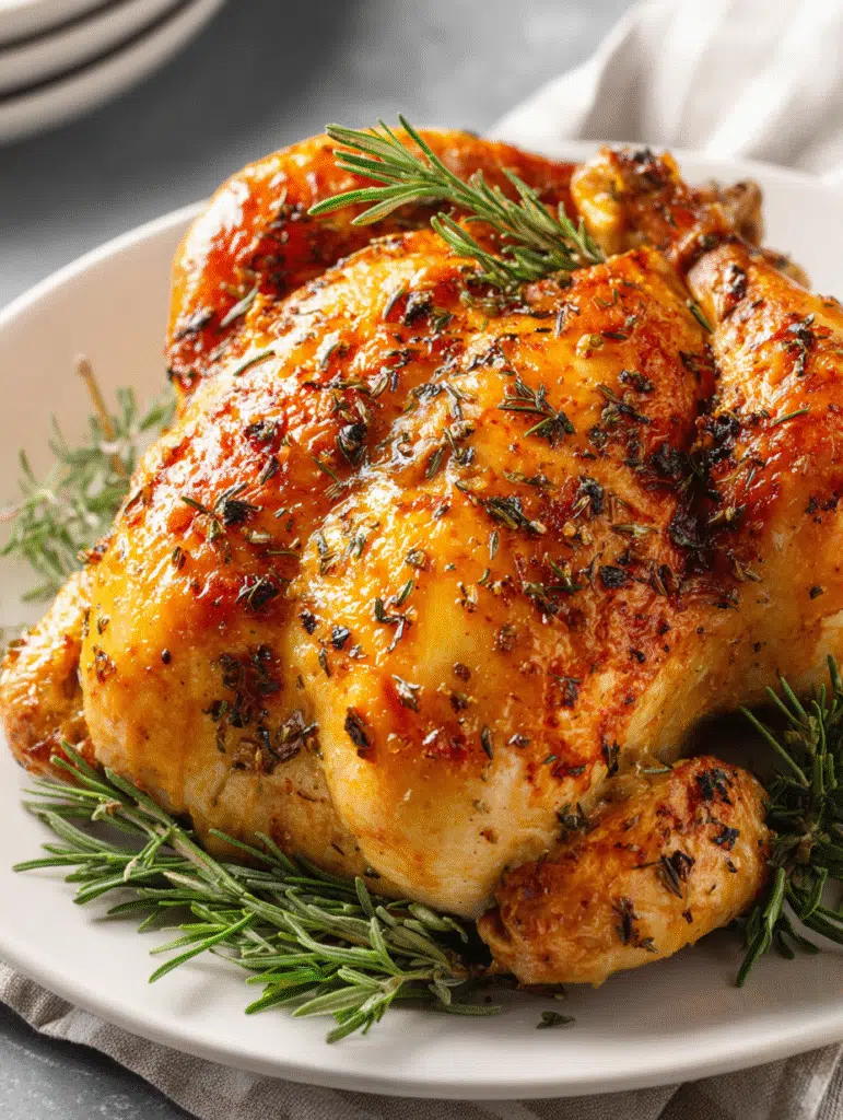 Roast Chicken with Herbs