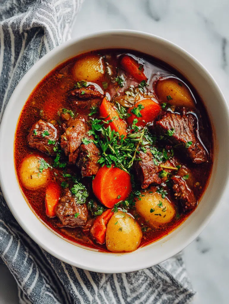 Beef Stew with Vegetables