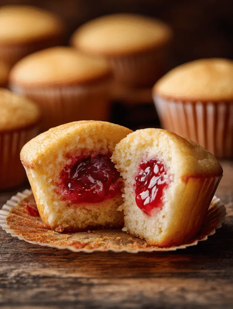 u2334995929 Homemade vanilla cupcakes with strawberry jam cen f19ddc88 0fa2 4227 84ff 931c610817c0 2