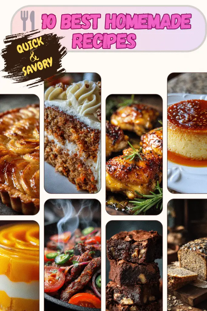 🍴 10 Best Homemade Recipes