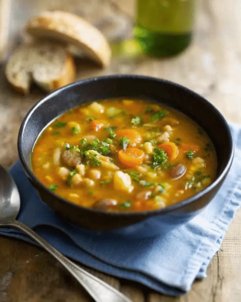 Seasonal Vegetable Comfort Soup