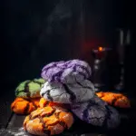 u2334995929 A stack of Halloween crinkle cookies on a rustic f073e8cc e672 4f08 9172 45123a9fce2f 2 1