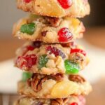 Galletas Navideñas de Bizcocho de Frutas