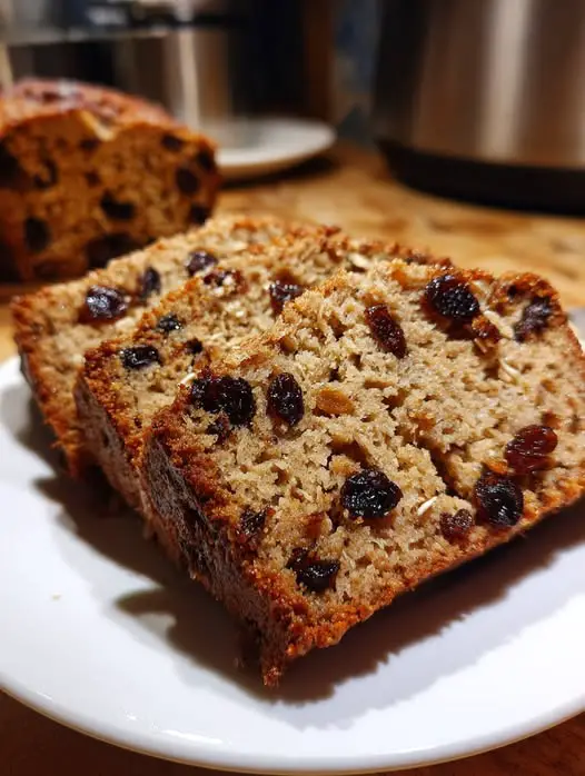 Pan de Avena con Pasas Nutritivo, suave y perfecto para empezar el día con energía