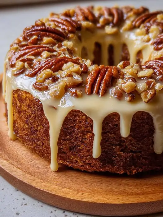 Pastel Casero de Mantequilla y Nueces