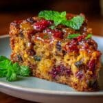 Pastel Navideño Especiado con Frutas Confitadas