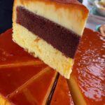 Flan con Bizcocho de Chocolate