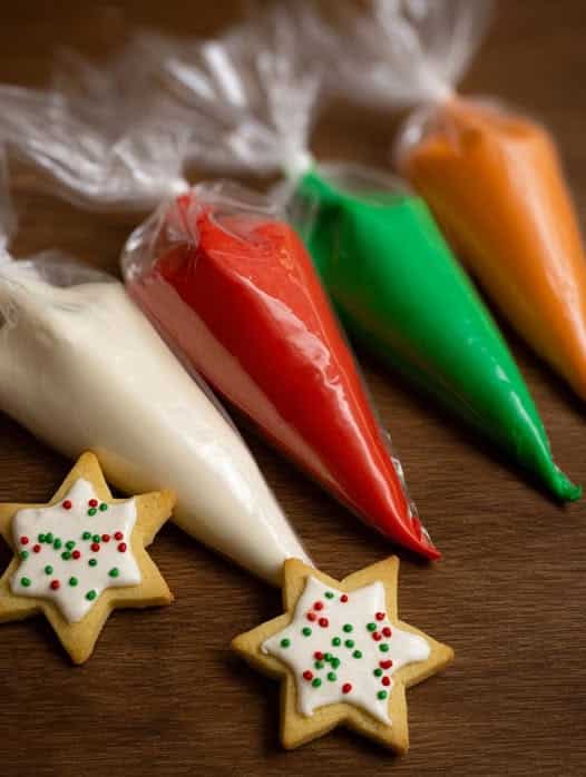 Glaseado para Galletas Navideñas