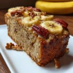 Pastel de Plátano Manzana y Nueces