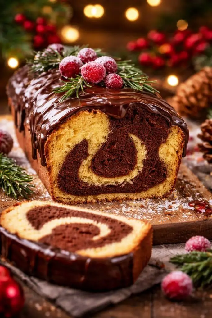 Bizcocho Marmolado Clásico