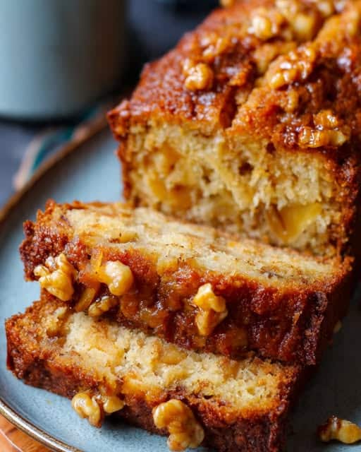 Pan de Manzana y Canela con Nueces