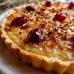 Tarta de Coco Caramelizada de Navidad