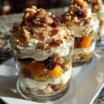 Copa Cremosa de Frutas Navideñas