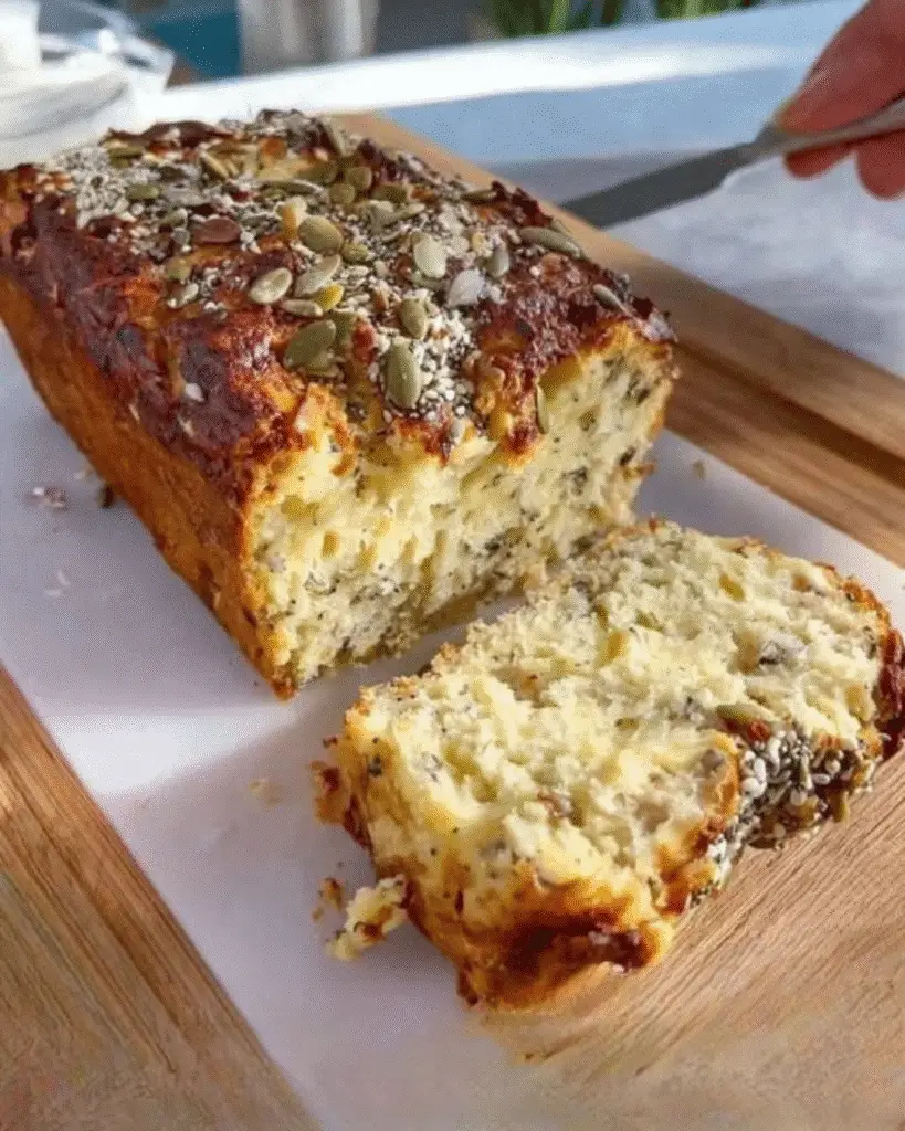 Pan de Brunch Proteico con Queso Cottage — Esponjoso, Saludable y Perfecto para Tus Mañanas