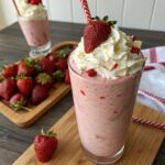The Creamiest Strawberry Milkshake
