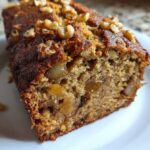 PASTEL RÚSTICO DE PLÁTANO Y NUECES