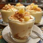 Vasitos de Piña Colada Cremosa