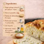 Pan de yogur cero carbohidratos: suave, esponjoso y sin culpa