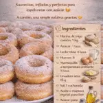 Donas esponjosas con 1 kilo de harina