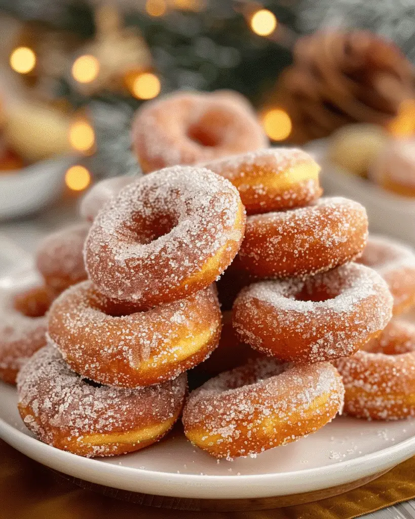 Donitas de Azúcar y Canela Caseras