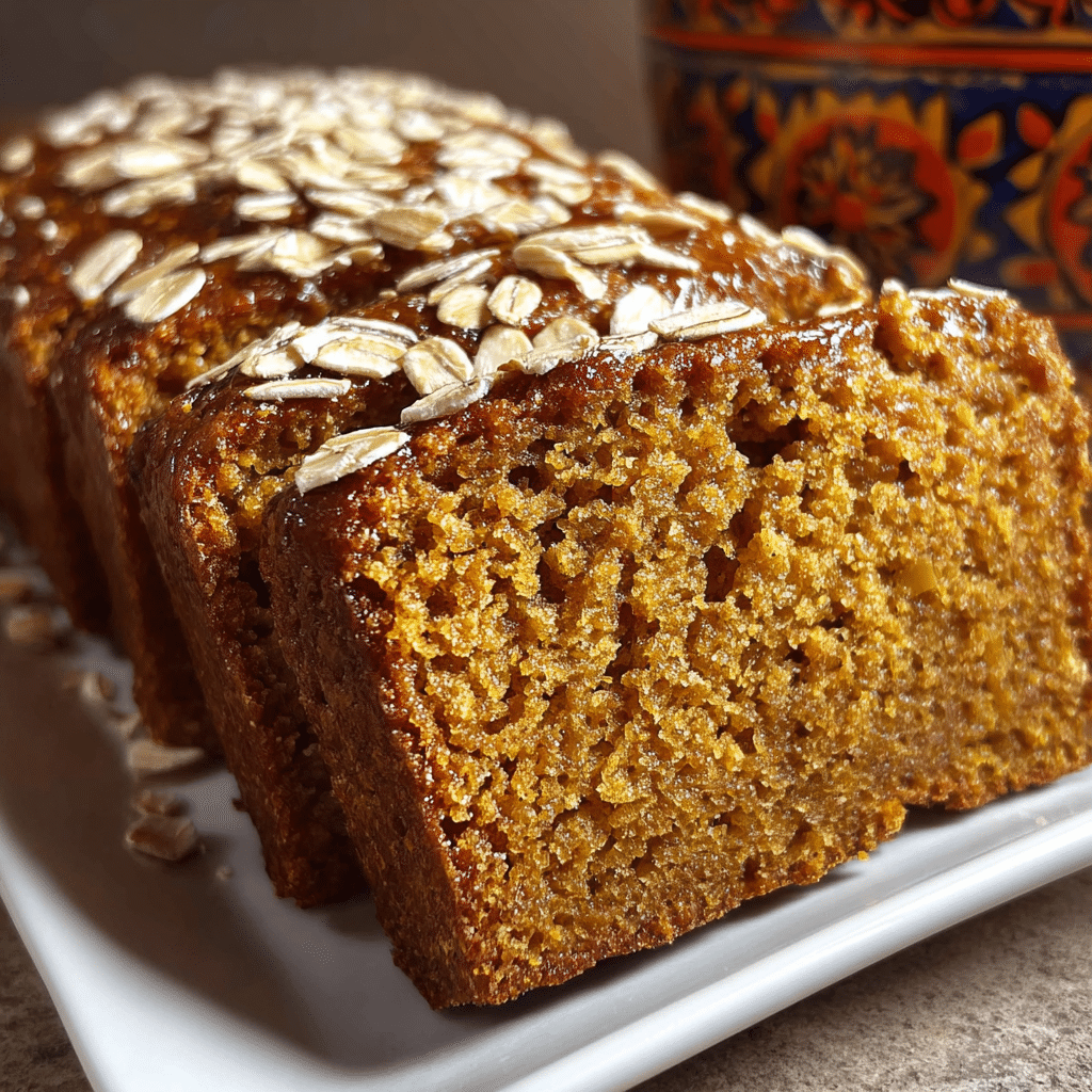 Budín húmedo de calabaza y canela
