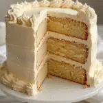 Pastel de Vainilla con Betún de Mantequilla