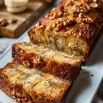 Pastel de Plátano Manzana y Nueces