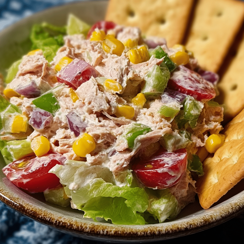 Ensalada de Atún Cremosa y Fresca
