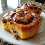 Rollitos dulces de frutas y canela