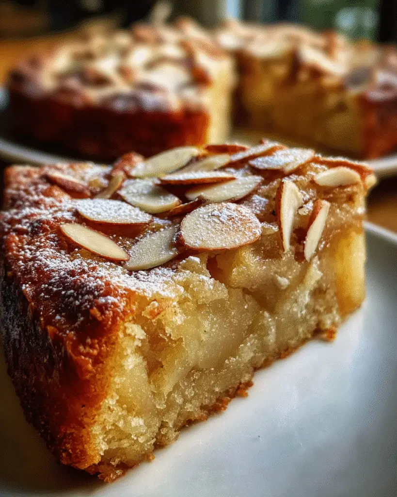 Tarta de manzana y almendra sin harina