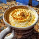 Flan cremoso de elote en microondas