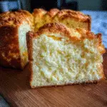 Panqué de elote y queso crema