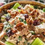 Ensalada de Pollo con Arándanos y Nuez