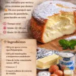 Panqué de Queso Crema Casero