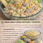 Ensalada de Atún Cremosa y Rendida
