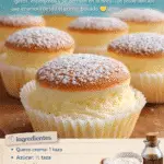 Cupcakes Japoneses de Cheesecake Algodón