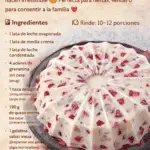 Gelatina de Fresa y Tres Leches