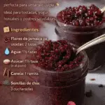 Mermelada de Jamaica y Chía