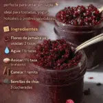 Mermelada de Jamaica y Chía