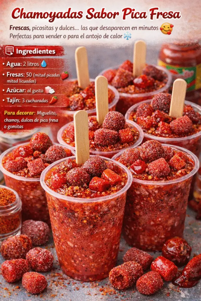 Chamoyadas Sabor Pica Fresa